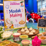 Modak making activity for Ganpati Event during Ganpati celebrations at ZAAZAA